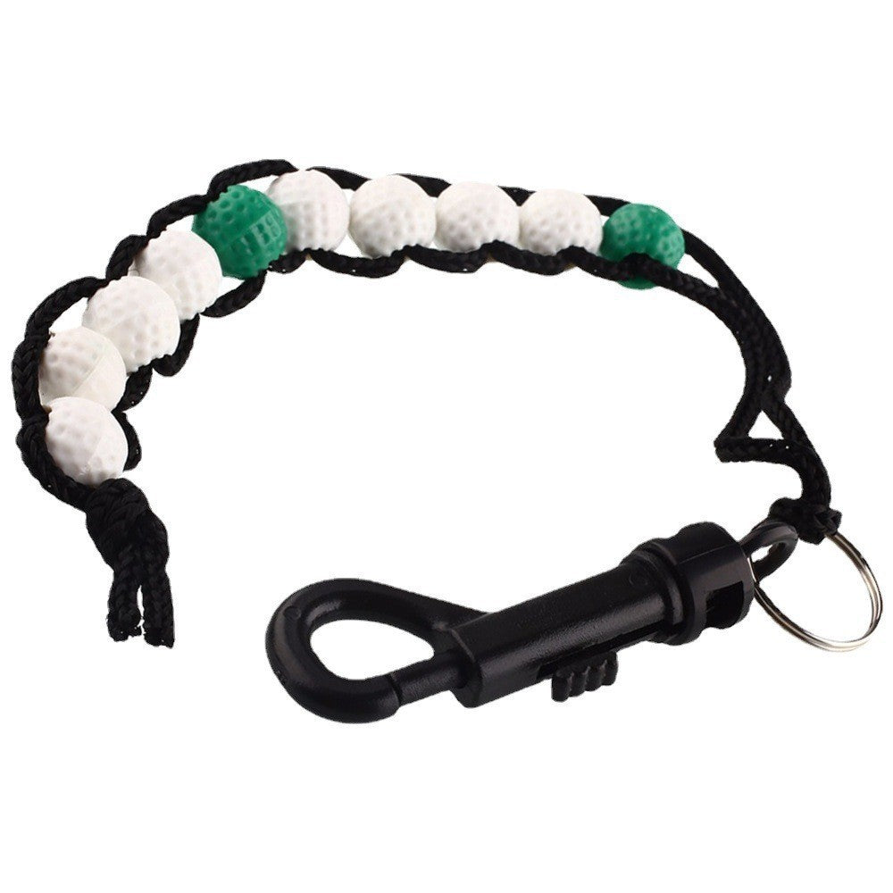 Golf Scoring Device Beads String Scoring Machine Counter Cross Beads String Scoring Machine Golf Accessories
