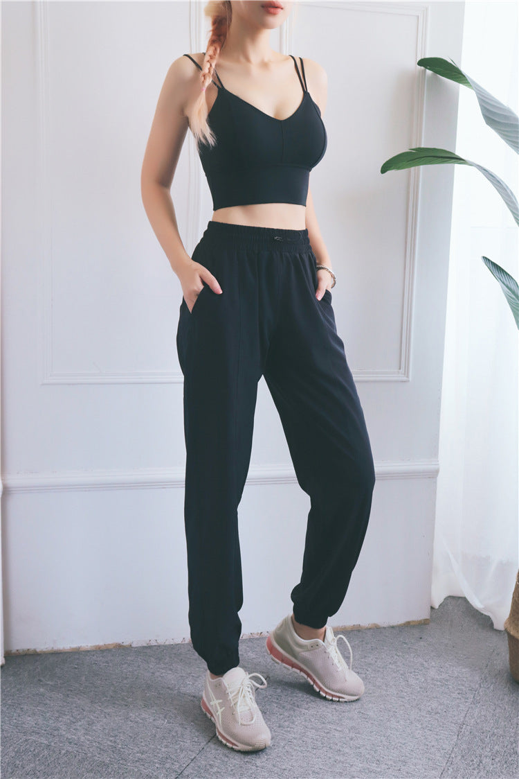 Double Straps Yoga Bra for Ultimate Comfort and Breathable Support