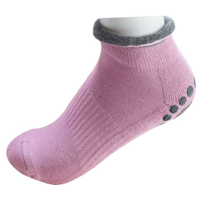 Non-slip Yoga Socks with Silicone Granules for Enhanced Grip and Comfort