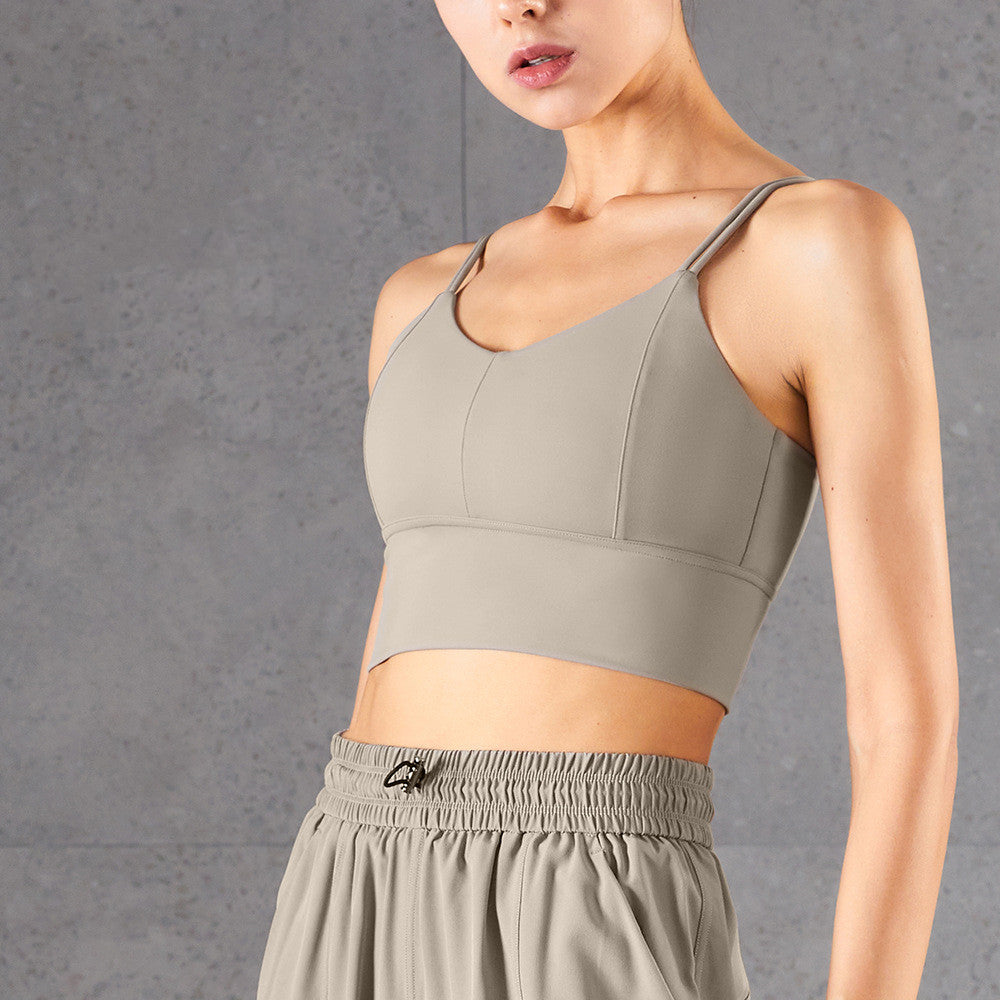 Double Straps Yoga Bra for Ultimate Comfort and Breathable Support