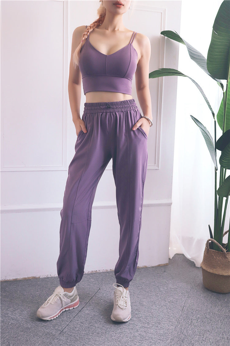 Double Straps Yoga Bra for Ultimate Comfort and Breathable Support