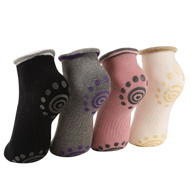 Non-slip Yoga Socks with Silicone Granules for Enhanced Grip and Comfort