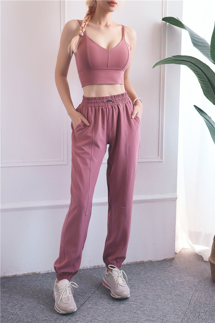 Double Straps Yoga Bra for Ultimate Comfort and Breathable Support