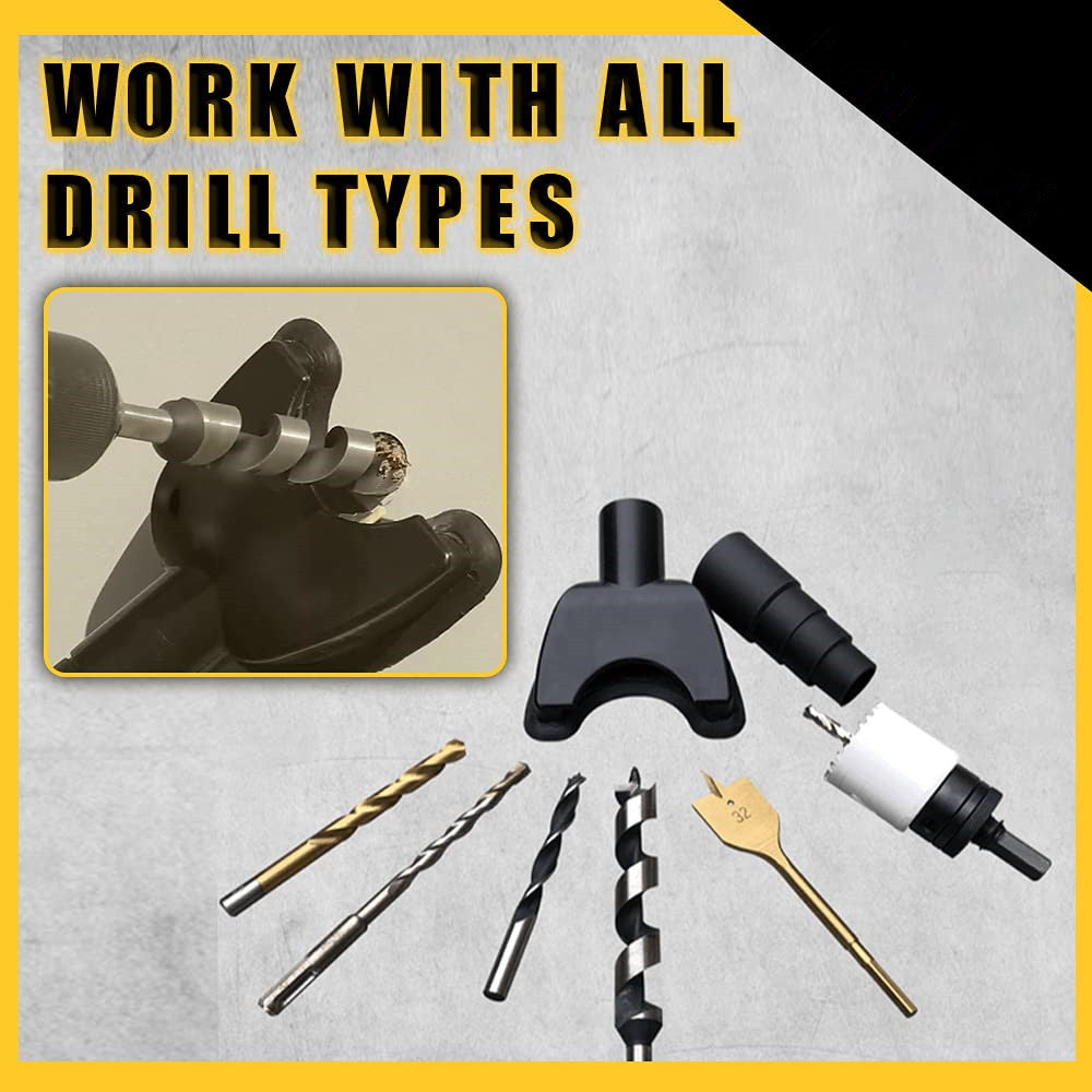 Hands-Free Dust Collector Electric Drill Gray Bowl Hands-Free Collector Dust-proof Device Accessories